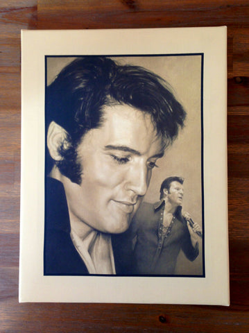 Canvas Print 'Elvis & Steven'