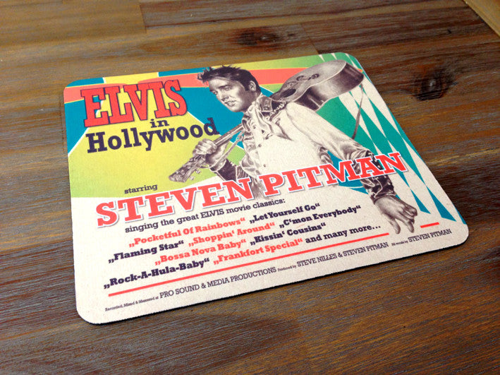 Elvis in Hollywood Mousepad